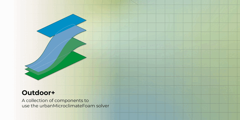 urbanMicroclimateFoam simulation preview